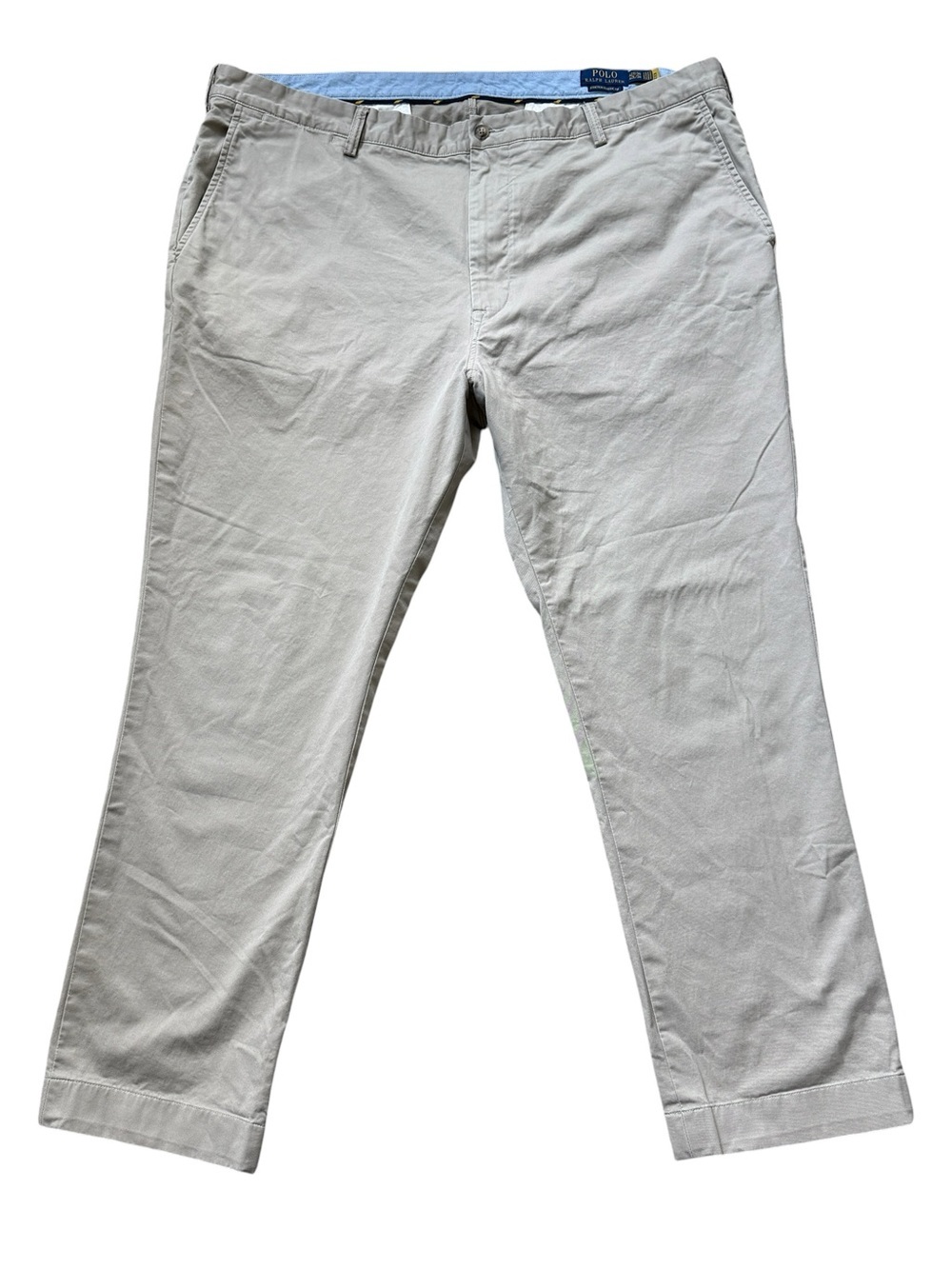 Polo Ralph Lauren Stretch Classic Fit Chino Pants Khaki Tan Men’s 42x29 Cuffed